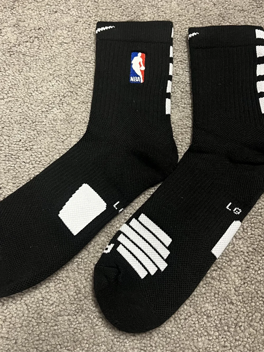 Nike Elite Drifit  Crew NBA Socks - Mens Large 8-12